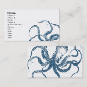 Carte de visite de poulpe (Devant / Derrière)