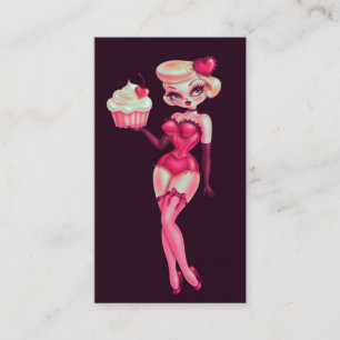Carte de visite de poupée Cupcake