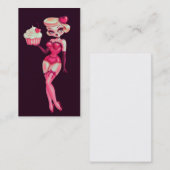 Carte de visite de poupée Cupcake (Devant / Derrière)