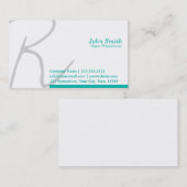 Carte de visite de praticien en soins infirmiers d (Devant / Derrière)