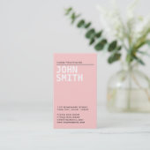 Carte de visite de praticien en soins infirmiers r (Debout devant)