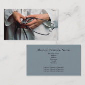 Carte de visite de pratique médicale (Devant / Derrière)