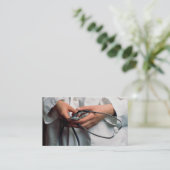 Carte de visite de pratique médicale (Debout devant)