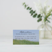 Carte de visite de pré d'été (Debout devant)