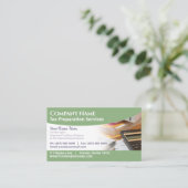 Carte de visite de préparation des déclarations (p (Debout devant)