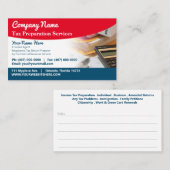 Carte de visite de préparation des déclarations (p (Devant / Derrière)