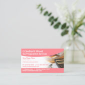 Carte de visite de préparation des déclarations (p (Debout devant)