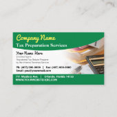 Carte de visite de préparation des déclarations (p (Devant)