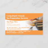 Carte de visite de préparation des déclarations (p (Devant)