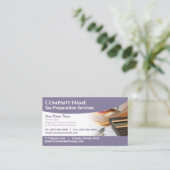 Carte de visite de préparation des déclarations (p (Debout devant)