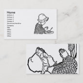 Carte de visite de prière (Devant / Derrière)