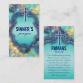 Carte de visite de prière de Sinner (Devant / Derrière)