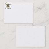 Carte de visite de prince Hall de Shriner (Devant / Derrière)