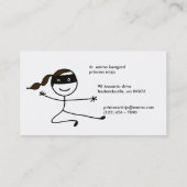 Carte de visite de princesse Ninja (Dos)