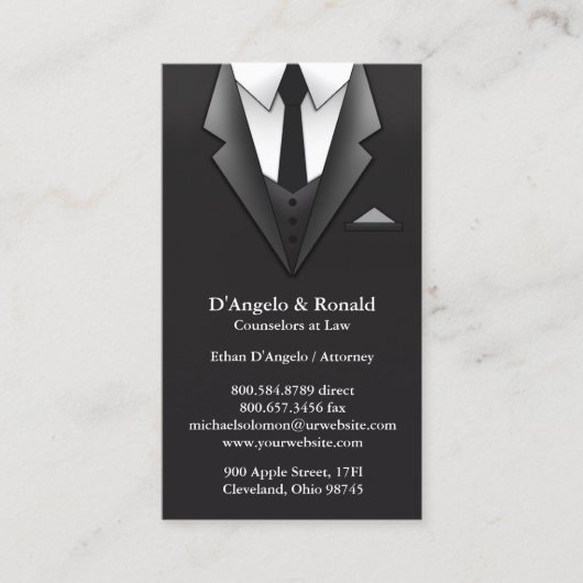 Carte de visite de procès (Devant)