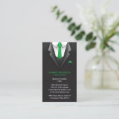 Carte de visite de procès pour homme d'affaires (Debout devant)