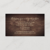 Carte de visite de procureur de la vieille école c (Dos)