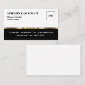 Carte de visite de procureur professionnel brillan (Devant / Derrière)