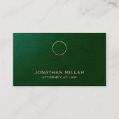 Carte de visite de procureur sophistiqué (Devant)