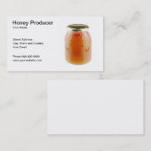 Carte de visite de producteur de miel (Devant / Derrière)