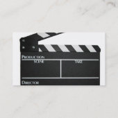 Carte de visite de producteur de réalisateur de (Dos)