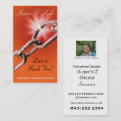 Carte de visite de PRODUCTIONS de SPEAKiT (Devant / Derrière)