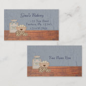 Carte de visite de produits cuits (Devant / Derrière)