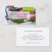 Carte de visite de produits de savon artisanal (Devant / Derrière)