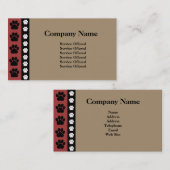 Carte de visite de produits et de services (Devant / Derrière)