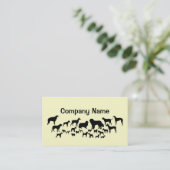 Carte de visite de produits et de services (Debout devant)