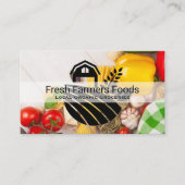 Carte de visite de produits frais du marché agrico (Devant)