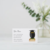 Carte de visite de professeur (Debout devant)