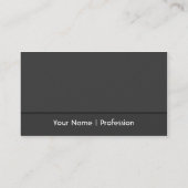 Carte de visite de professeur (Dos)