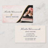 Carte de visite de professeur de danse (Devant / Derrière)