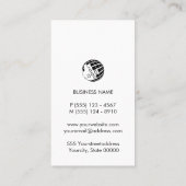 Carte de visite de professeur de danse danseur (Dos)