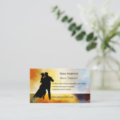 Carte de visite de professeur de danse de salon (Debout devant)