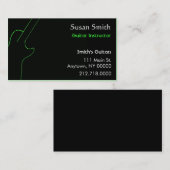 Carte de visite de professeur de guitare (Devant / Derrière)