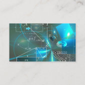 Carte de visite de professeur de mathématiques sci (Dos)