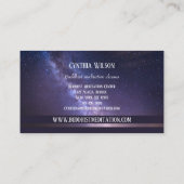 Carte de visite de professeur de méditation bouddh (Dos)