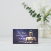 Carte de visite de professeur de méditation bouddh (Debout devant)