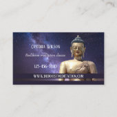 Carte de visite de professeur de méditation bouddh (Devant)