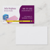 Carte de visite de professeur, de mentor ou de (Devant / Derrière)