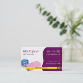 Carte de visite de professeur, de mentor ou de (Debout devant)