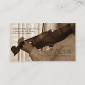 Carte de visite de professeur de musique (Devant)