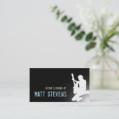 Carte de visite de professeur de musique - Cours d (Debout devant)