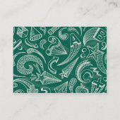 Carte de visite de professeur de tableau d'école (Dos)