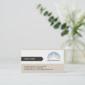 Carte de visite de professionnel d'agent (Debout devant)