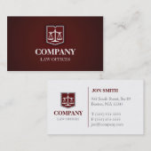 Carte de visite de professionnel de cabinet (Devant / Derrière)