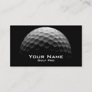 Carte de visite de professionnel de golf