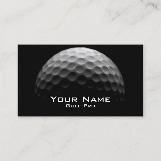 Carte de visite de professionnel de golf (Devant)